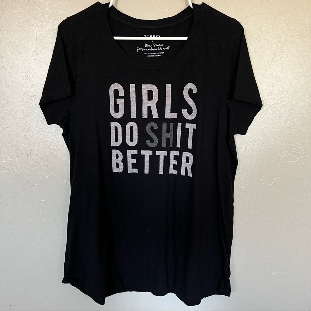 Torrid Girls Do Shit Better Tee size 2X
